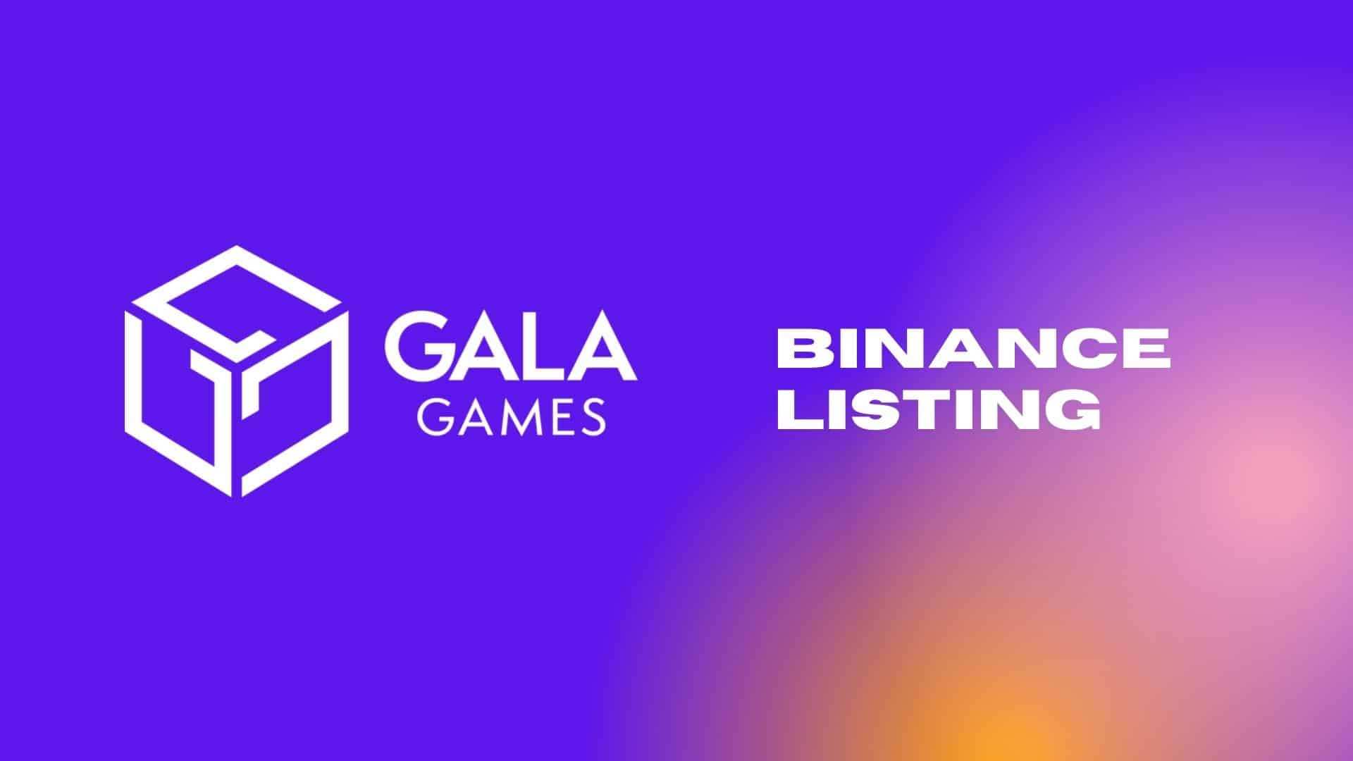 Le groupe Binance se présente dans la mise à niveau du contrat de Gala Games