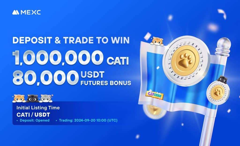 Win Your Share of 1M CATI & $80K USDT in MEXC's Groundbreaking Trading Event