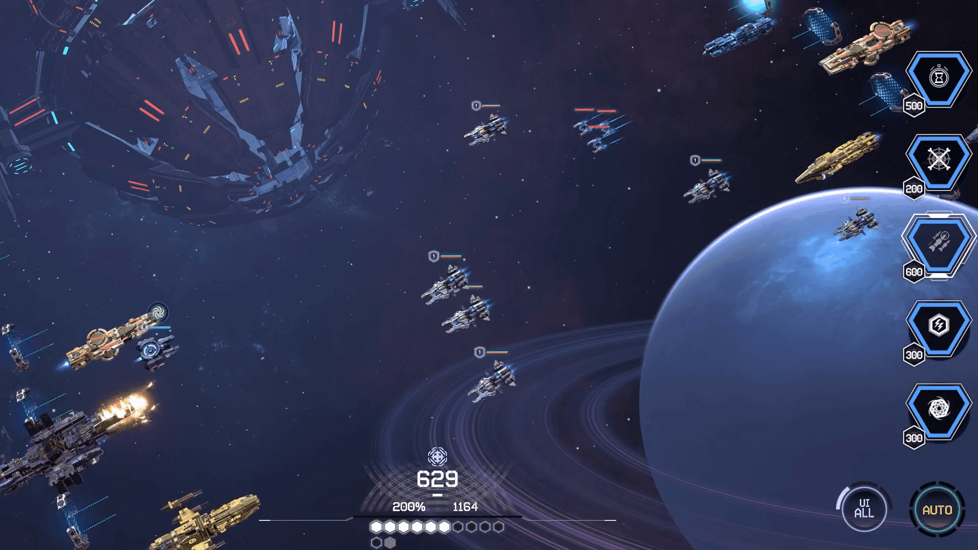 Galaxy Commanders est un jeu de science-fiction 3D immersif. Ce jeu propose un PvP compétitif avec des batailles spatiales dynamiques et des conquêtes collaboratives.