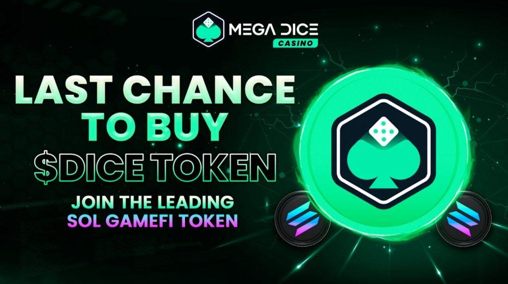 Get in Now! SOL GameFi Pre-Sale Ending Soon. Get Your Mega Dice Before Prices Rise!