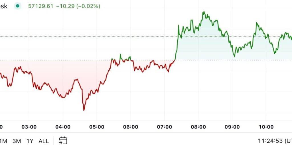 Bitcoin Soars to $57K: How ETFs Reversed Their Losing Streak