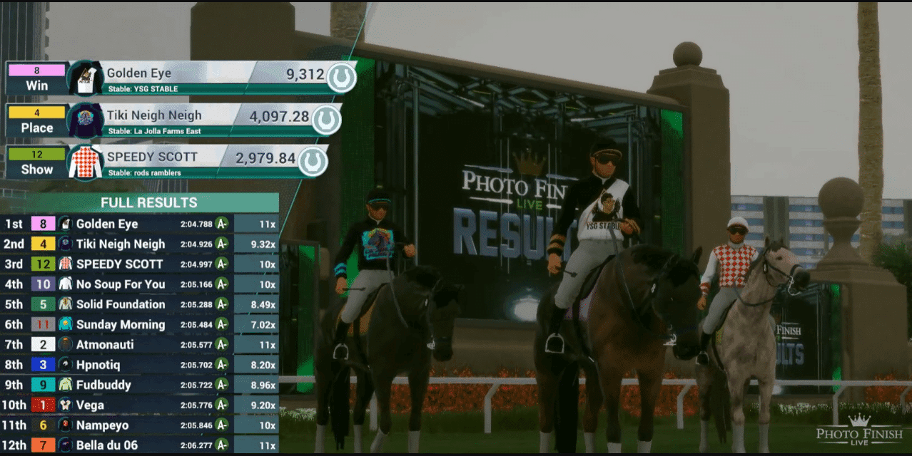 Photo Finish LIVE est un jeu de courses de chevaux virtuel pour gagner dans lequel vous pouvez courir contre d&#39;autres propriétaires réels et créer des générations de chevaux uniques.