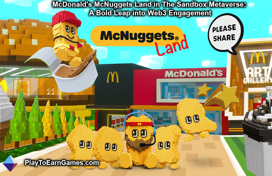 Métaverse de McDonald&#39;s : McNuggets Land dans The Sandbox