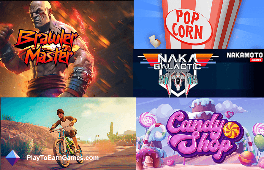 Les derniers joyaux Web3 de Nakamoto Games : action, aventure et gains vous attendent dans &quot;Brawler Master&quot;, &quot;Popcorn Pepper&quot;, &quot;Naka Galactic&quot;, &quot;Candy Shop&quot; et &quot;Cycle Stunts&quot;